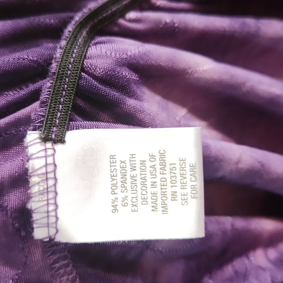 Purple Rhinestone roz&ALI top - Picture 3 of 11